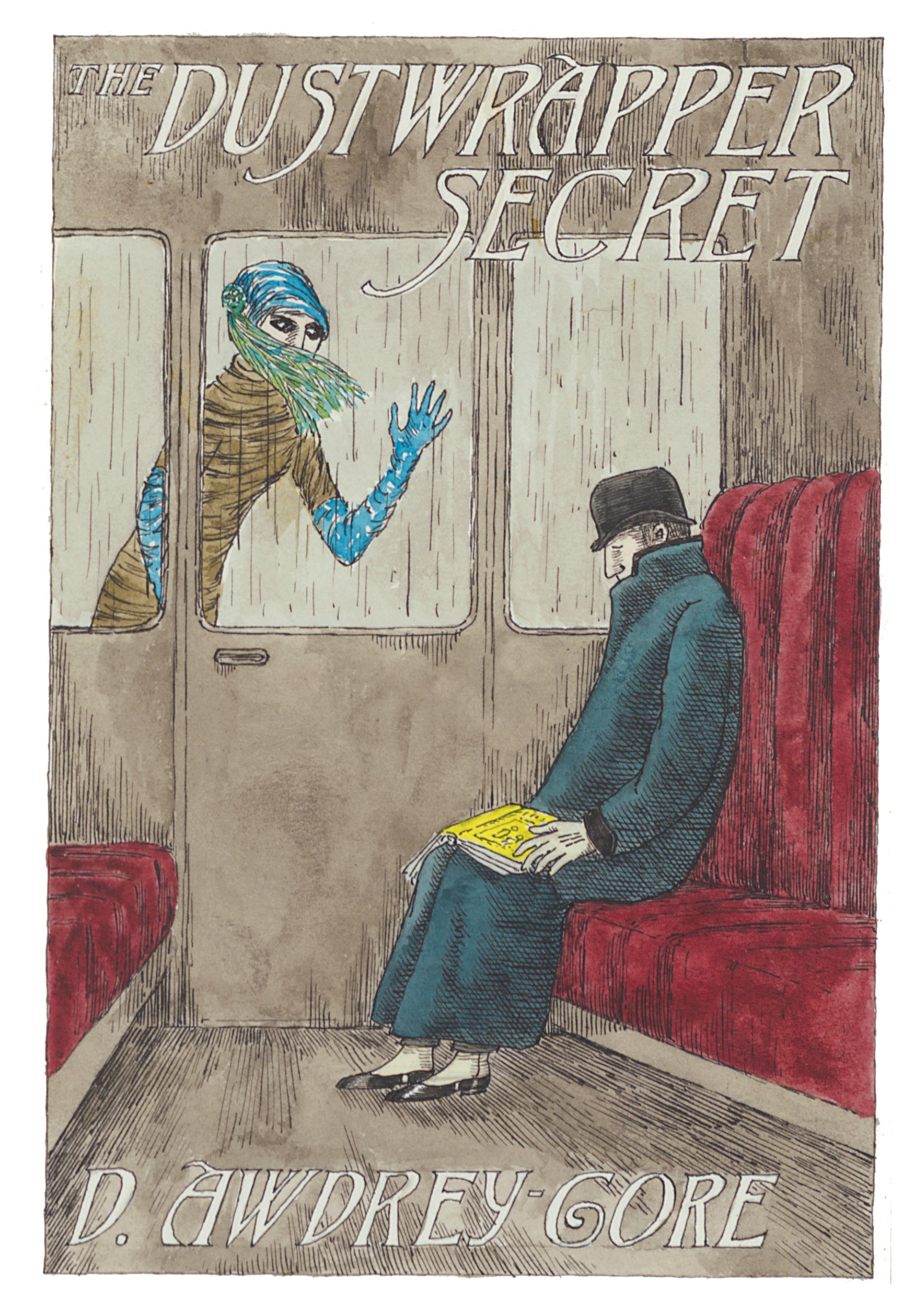 pomegranate-edward-gorey-mysteries-klappkarten-set-humor image 3