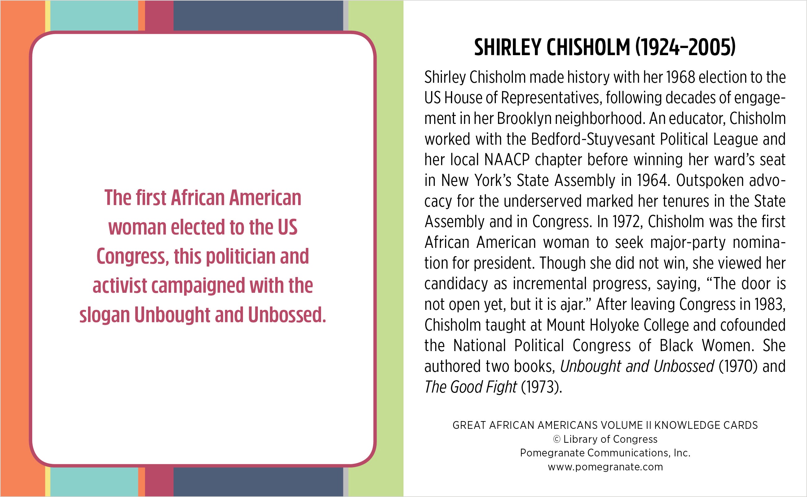 pomegranate-great-african-americans-vol-ii-wissenskarten image 3