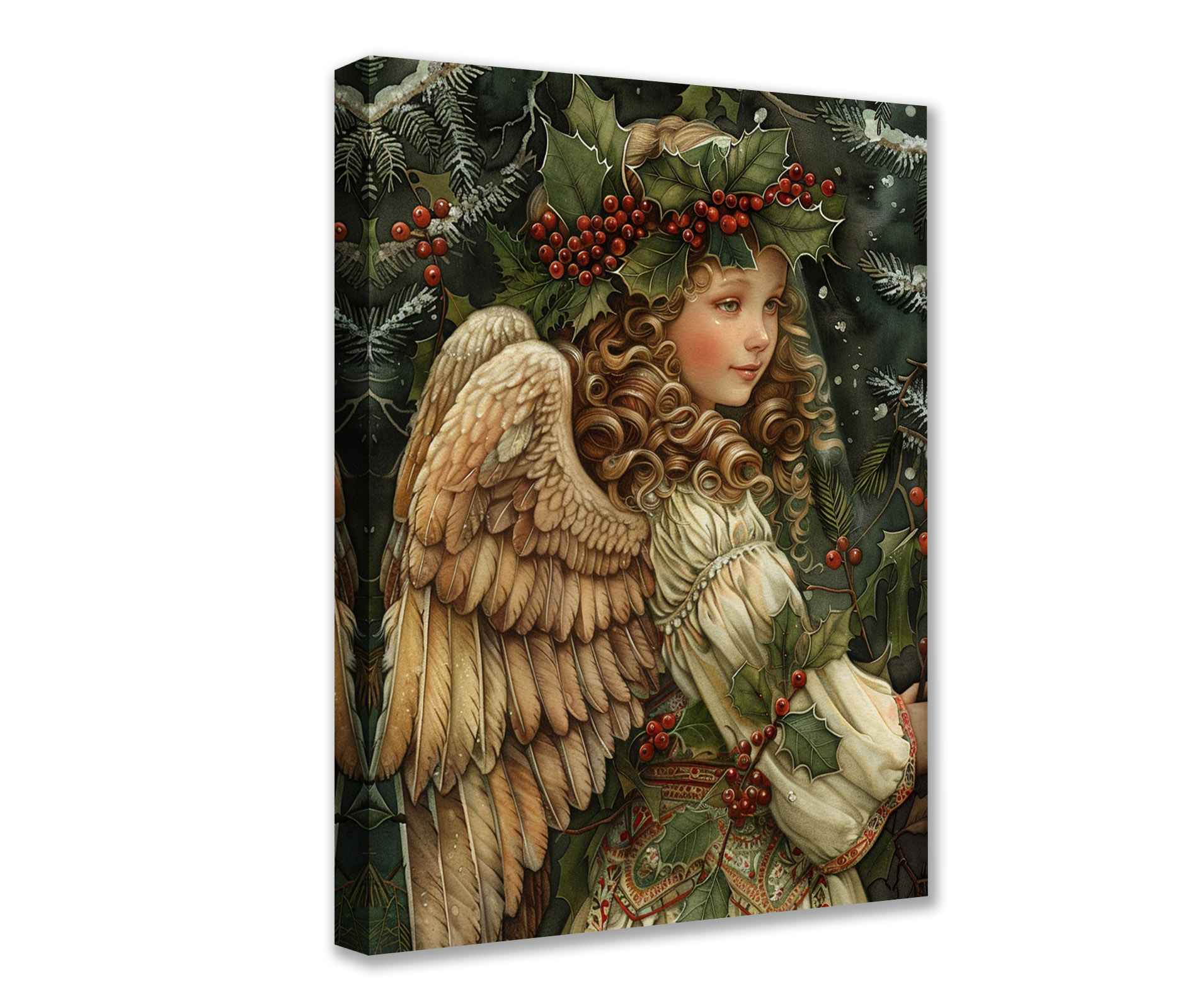 tucocoo-engel-weihnachten-leinwandbild-40x50cm-weihnachtsengel image 1
