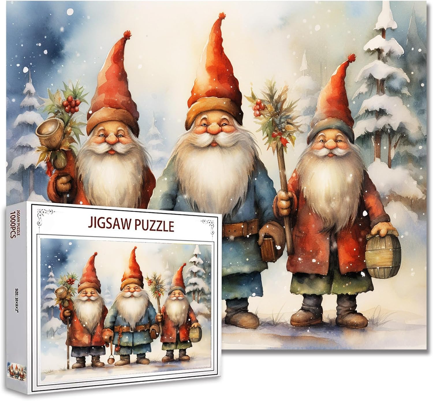 tucocoo-old-christmas-gnomes-puzzle-1000-teile-wichtel image 1