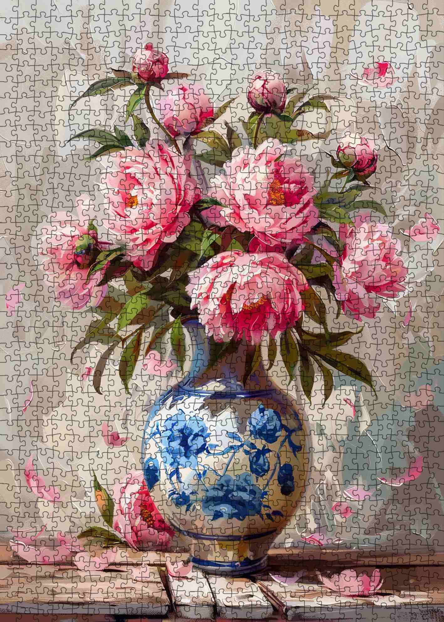 tucocoo-pink-blossom-bouquet-puzzle-1000-teile-blumen image 2