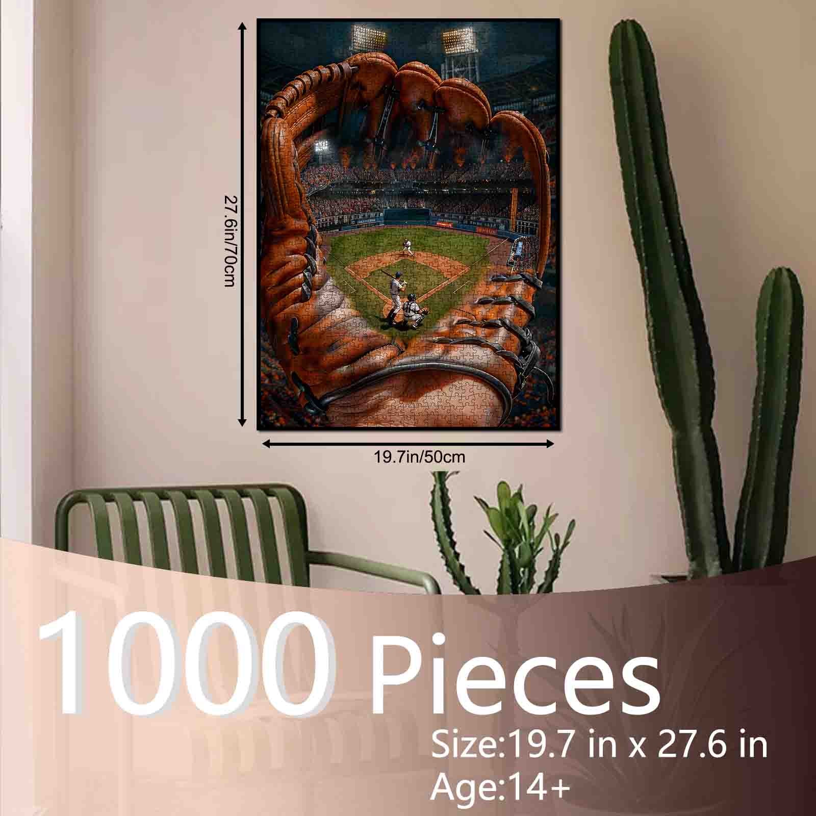 tucocoo-giant-glove-night-baseball-puzzle-1000-teile-sport image 5