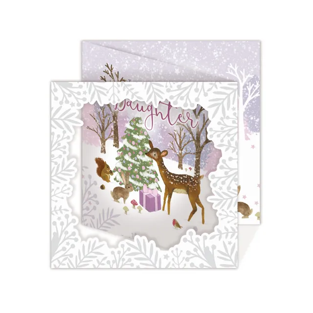otter-house-christmas-daughter-deer-weihnachtskarte-tochter image 1