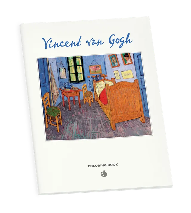 pomegranate-coloring-books-vincent-van-gogh-malbuch-standard image 1