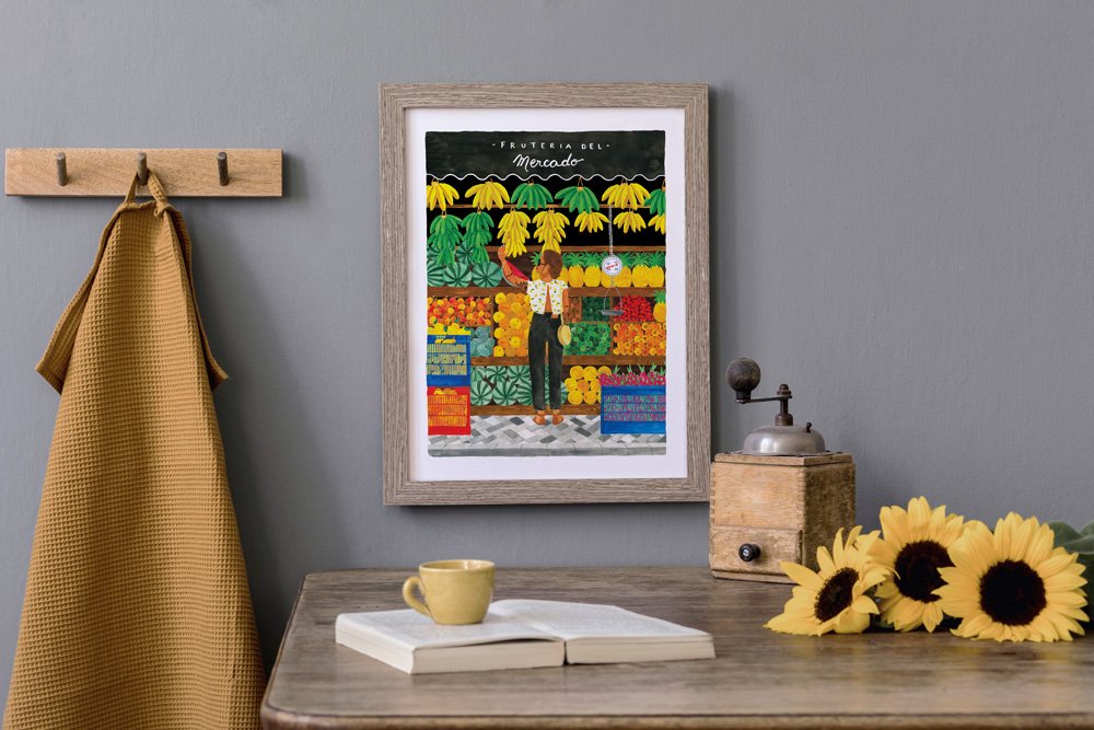 all-the-ways-to-say-fruteria-poster-fr-chte-aquarell-50x70 image 2