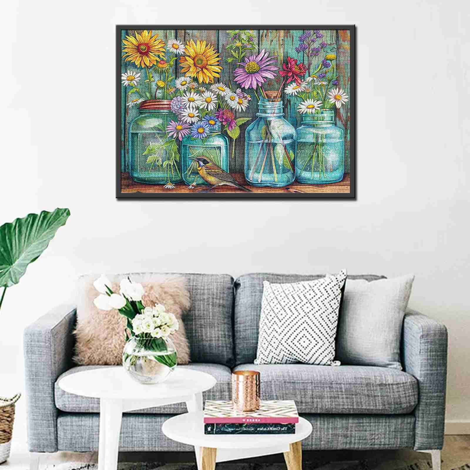 tucocoo-wildblumen-einmachglas-puzzle-1000-teile-blumen image 3
