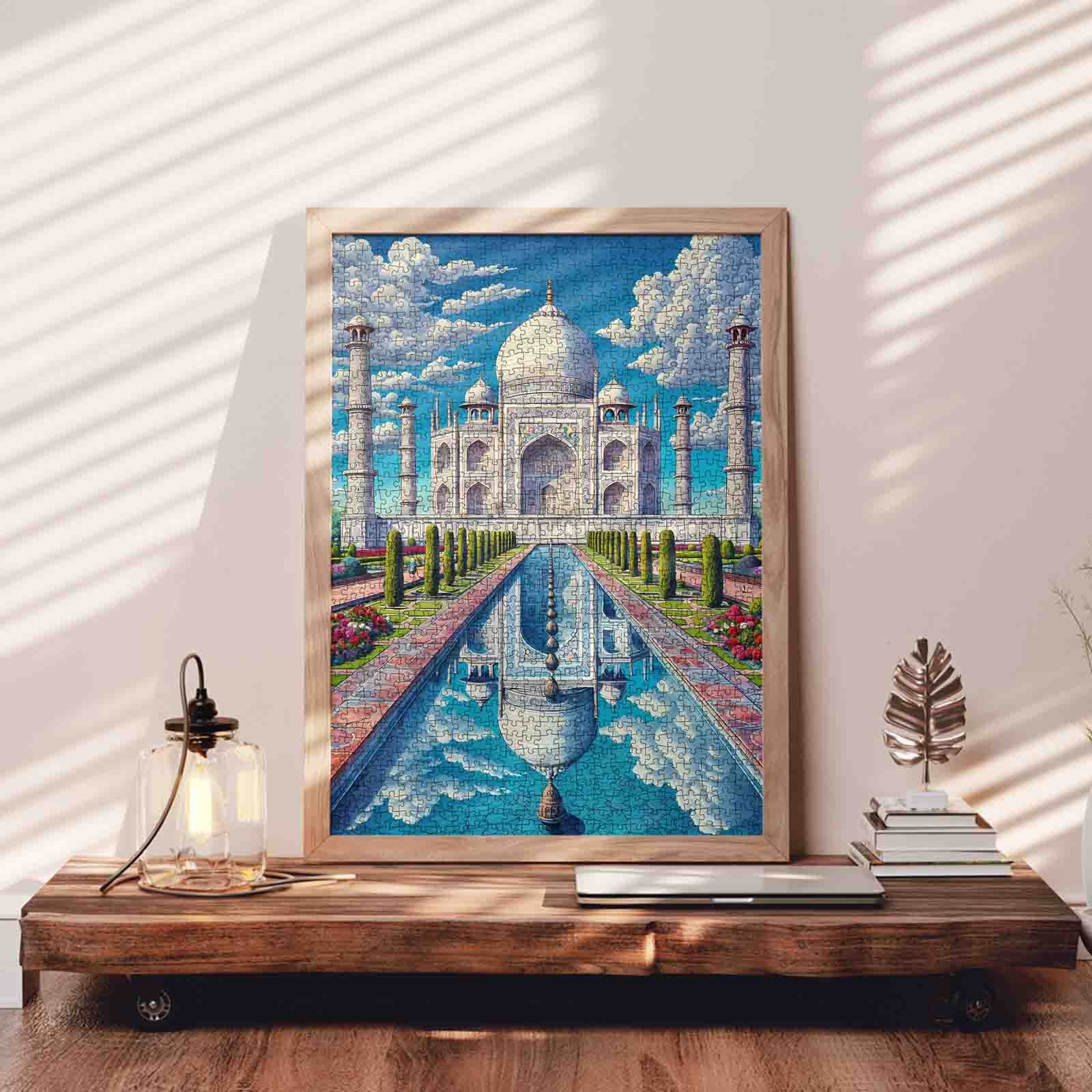 tucocoo-majestic-taj-mahal-reflection-puzzle-1000-teile image 3