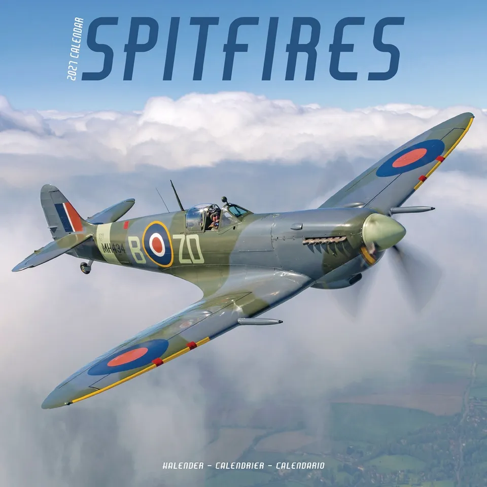 otter-house-spitfires-wandkalender-2027-mit-flugzeugbildern image 1
