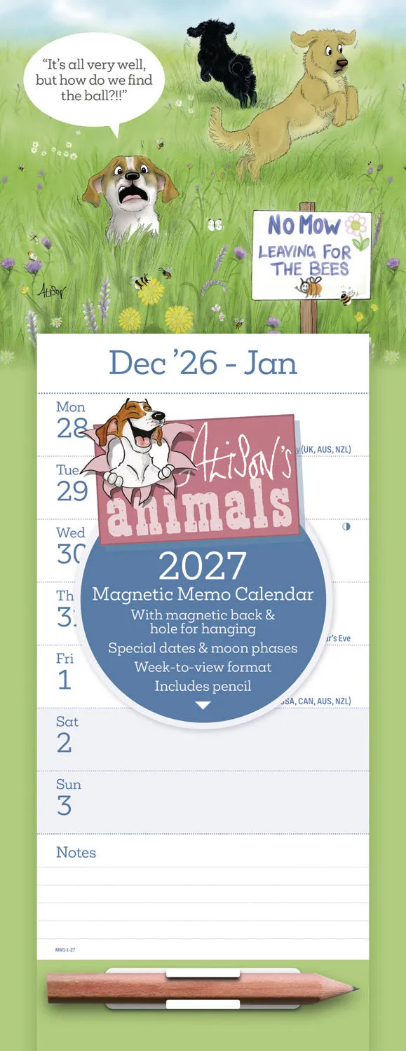 otter-house-alisons-animals-magnetkalender-2027-woche image 1