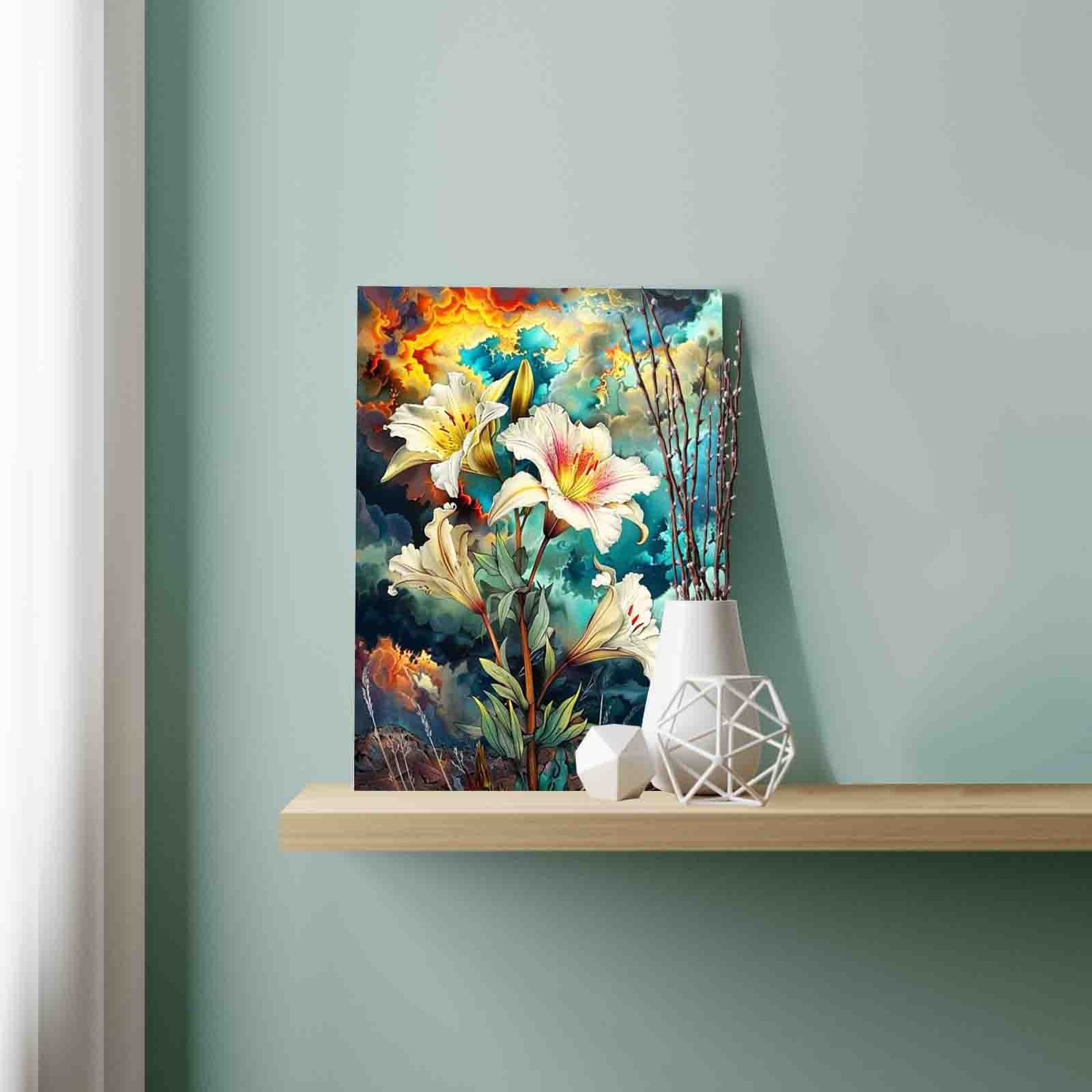 tucocoo-lightning-sky-lily-malen-nach-zahlen-16x20-lilien image 3