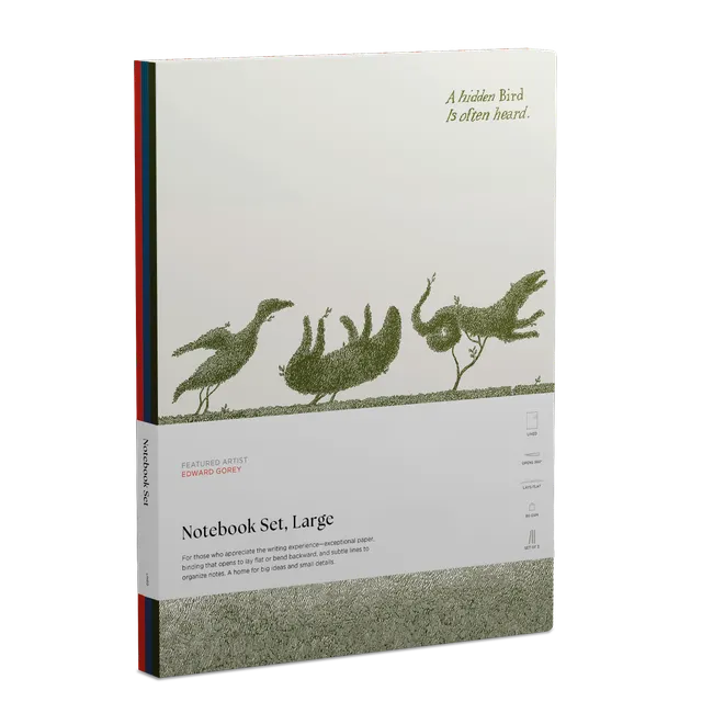 pomegranate-notebooks-edward-gorey-notizbuch-set-large image 1
