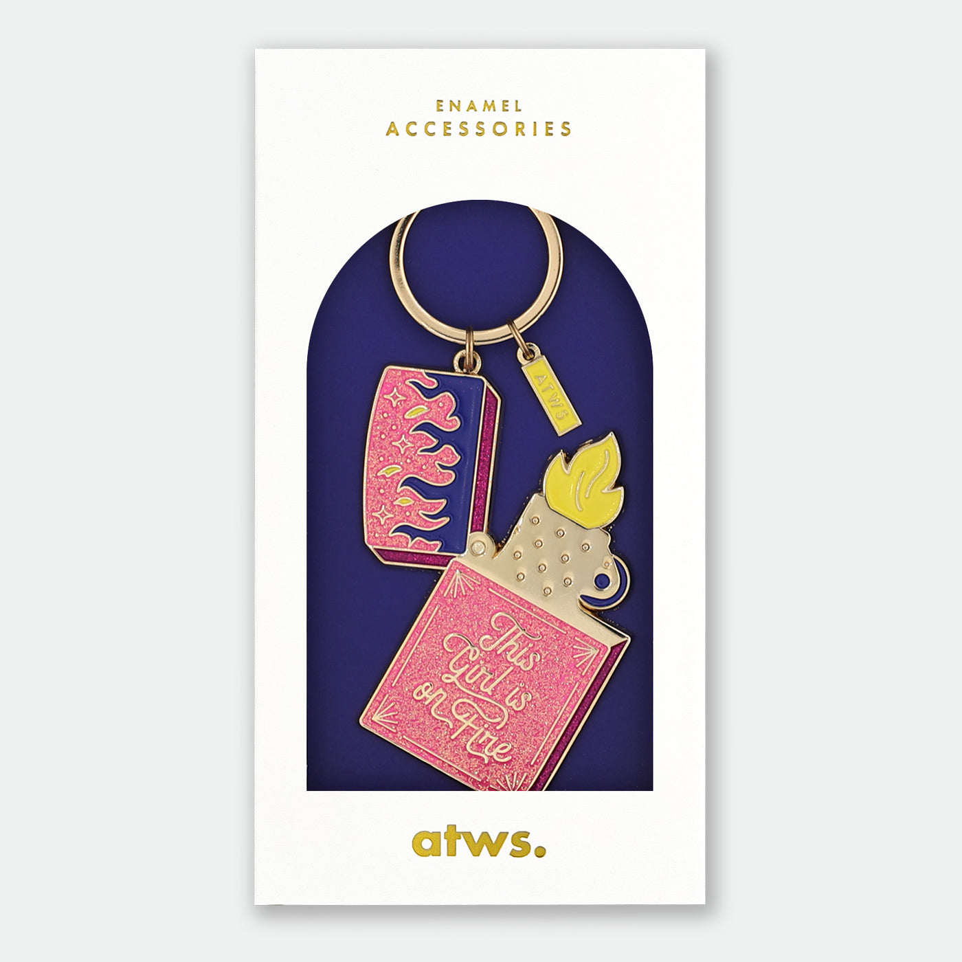 all-the-ways-to-say-briquet-schl-sselanh-nger-gold-emaille image 1