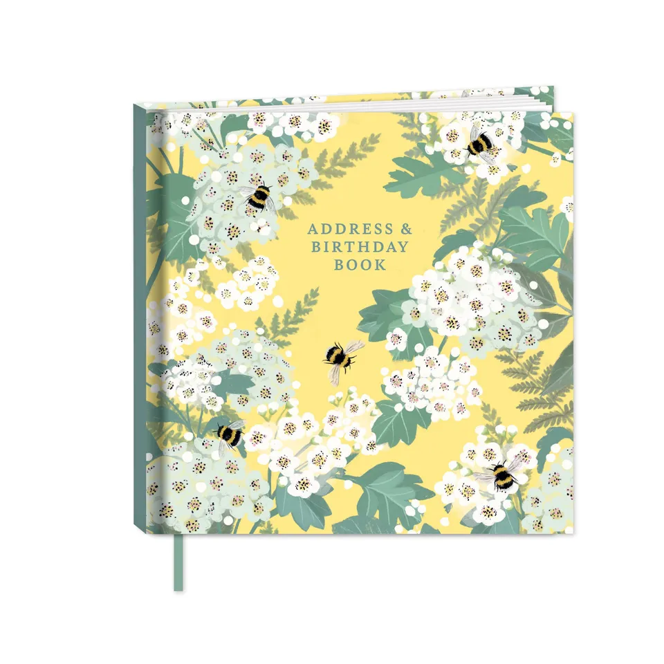 otter-house-rspb-white-blossom-adressbuch-bienen-geburtstage image 1