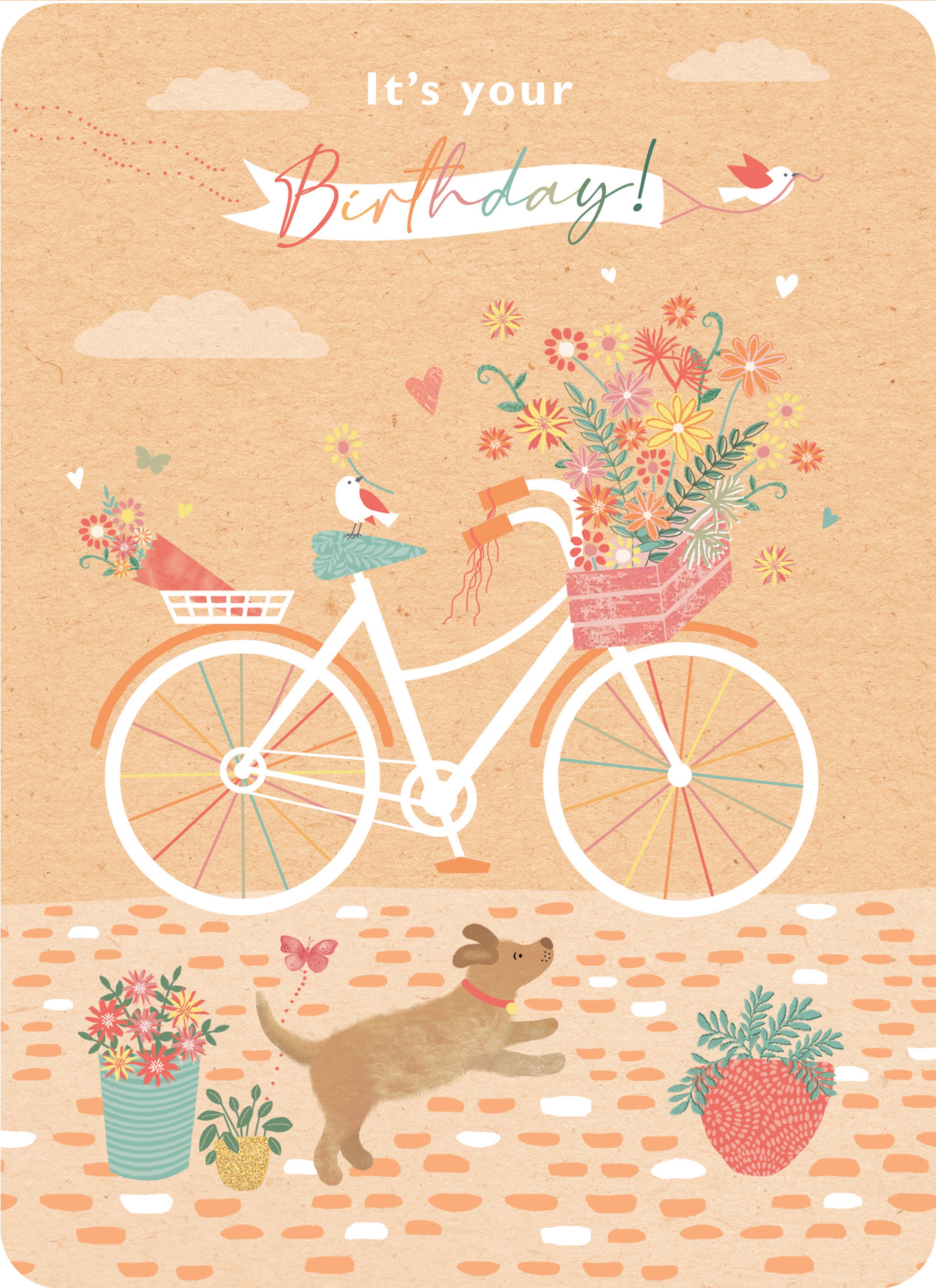 otter-house-beautiful-moments-bicycle-geburtstagskarte-fahrrad image 1