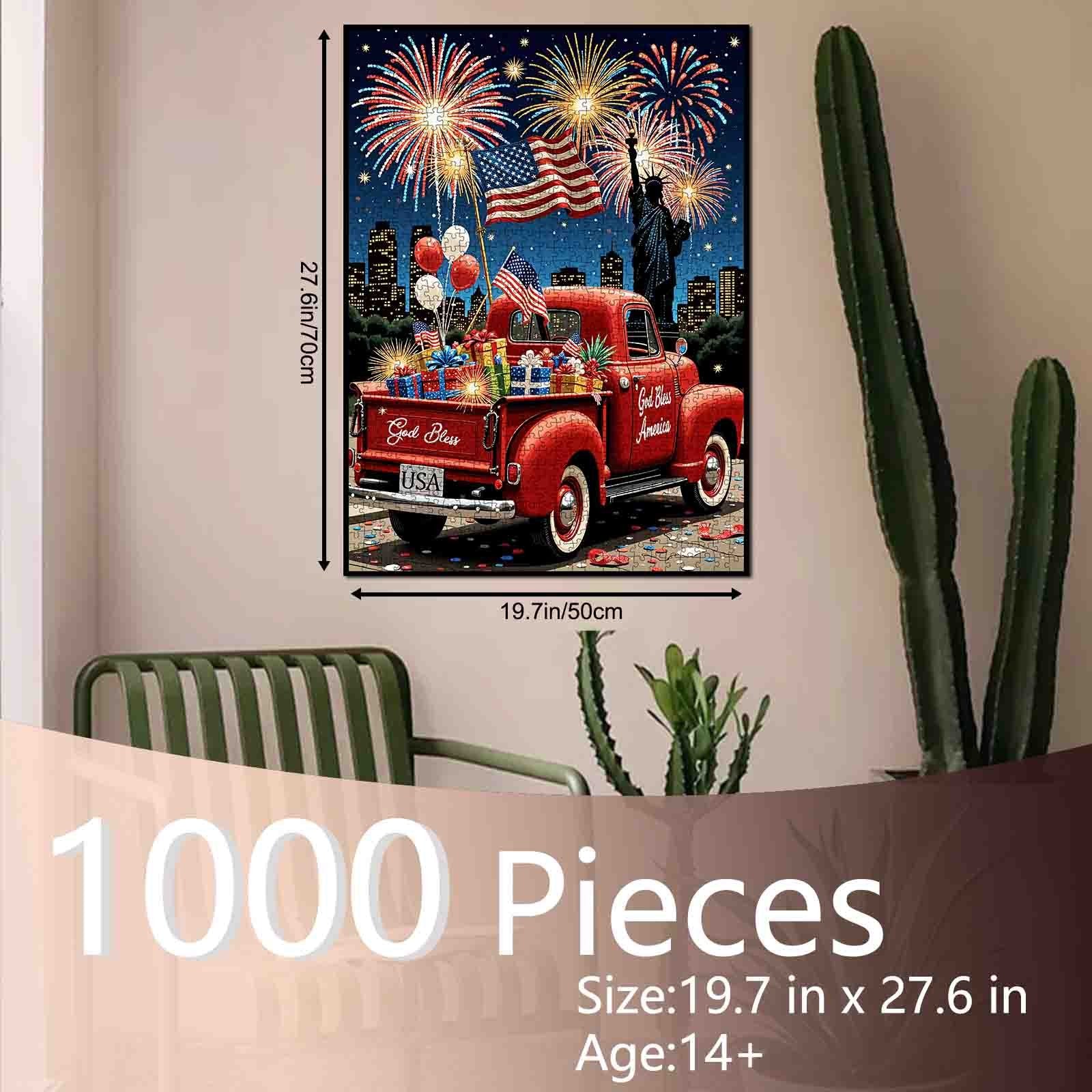 tucocoo-patriotic-fireworks-celebration-night-puzzle-1000-teile image 5
