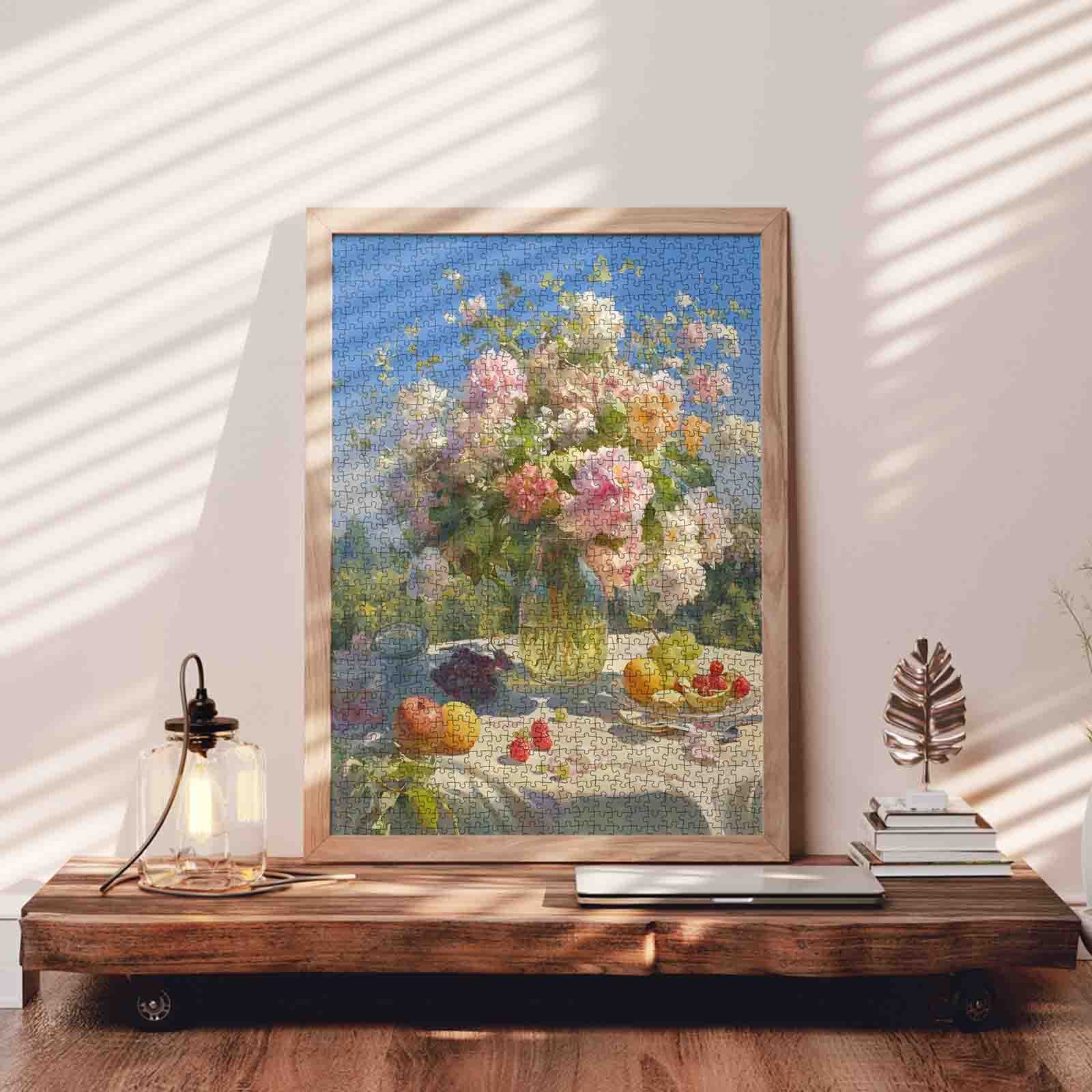 tucocoo-sunlit-garden-floral-vase-puzzle-1000-teile-blumen image 3
