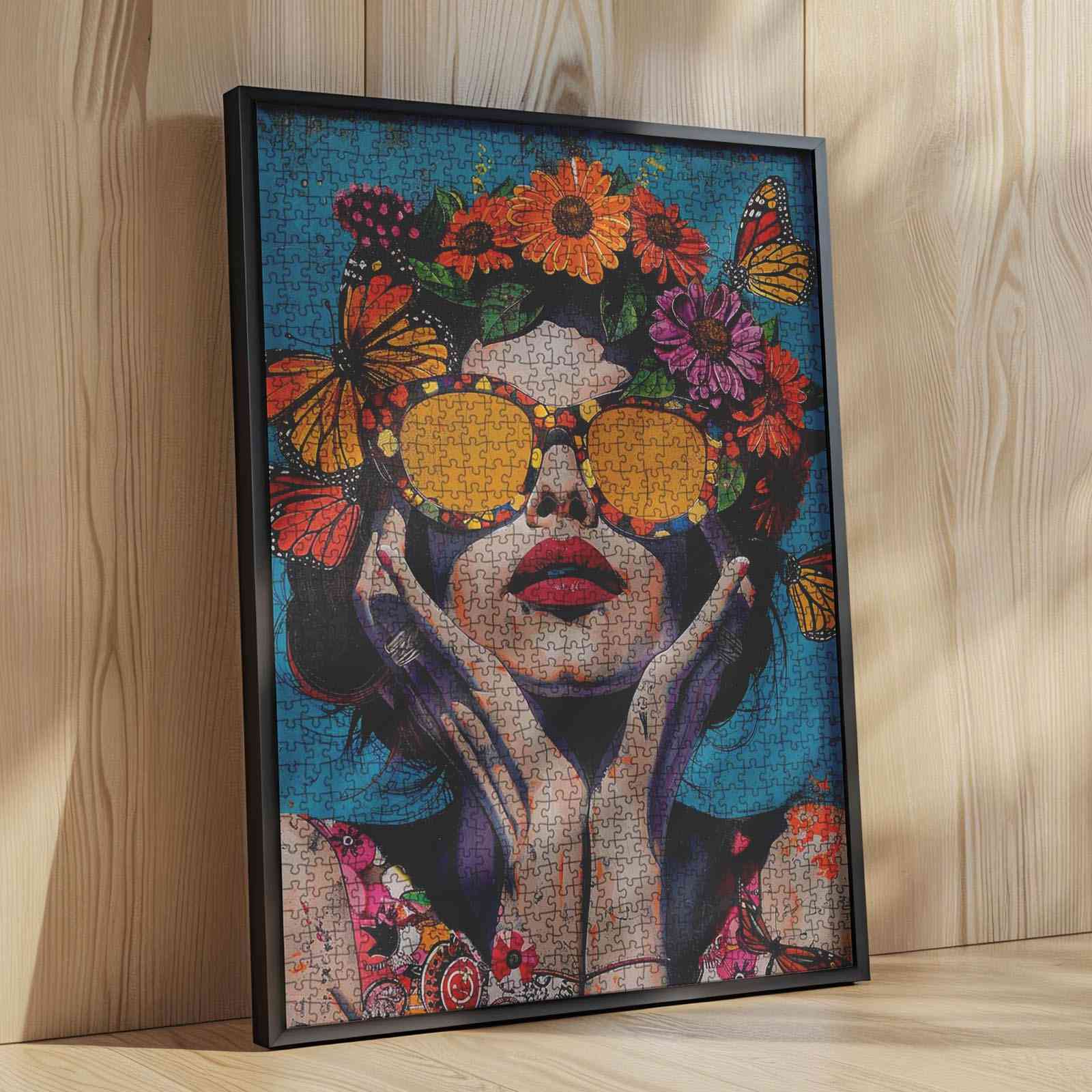 tucocoo-floral-soul-vibes-puzzle-1000-teile-blumenfrau image 4