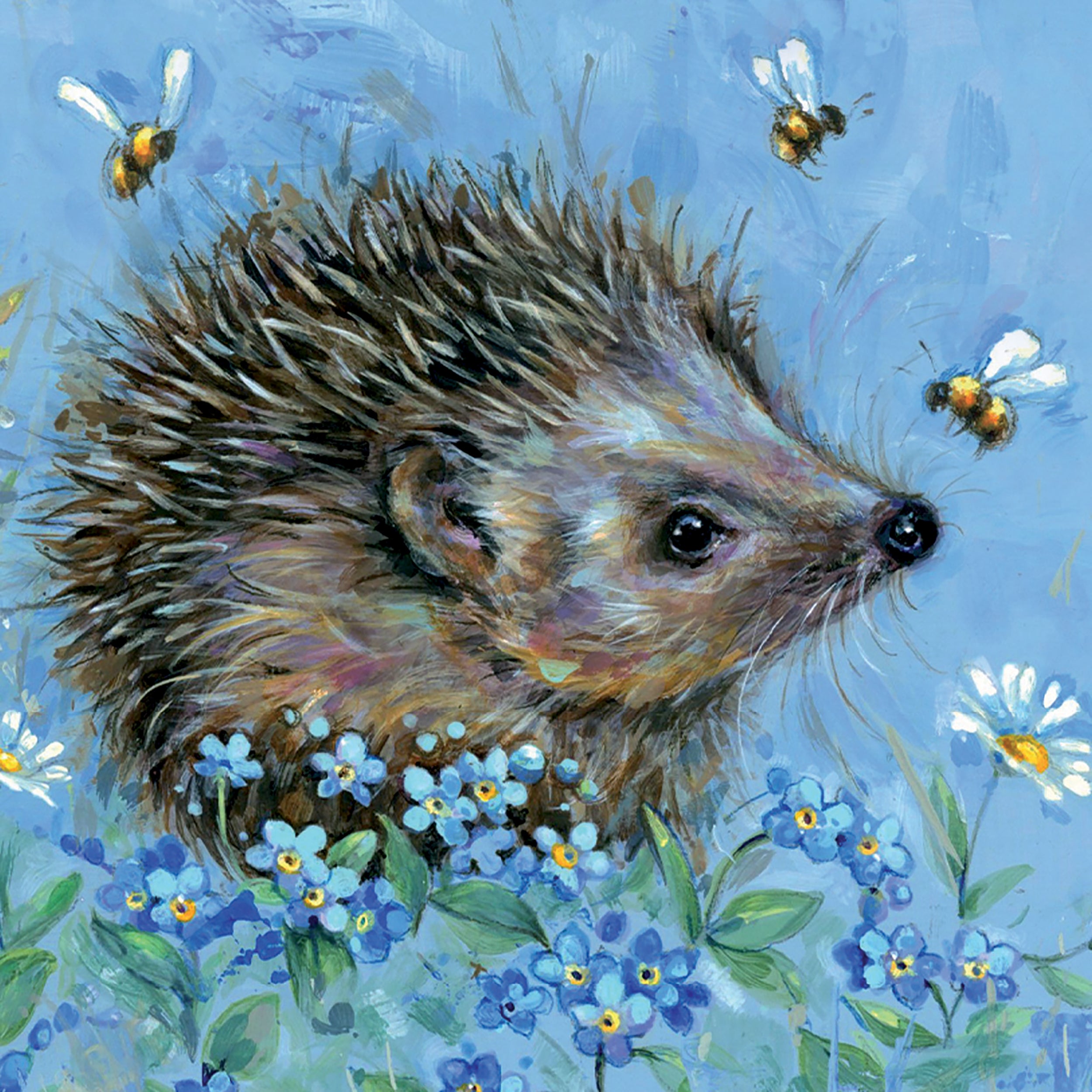 otter-house-hare-hedgehog-notizkarten-set-10-karten-tiermotive image 3