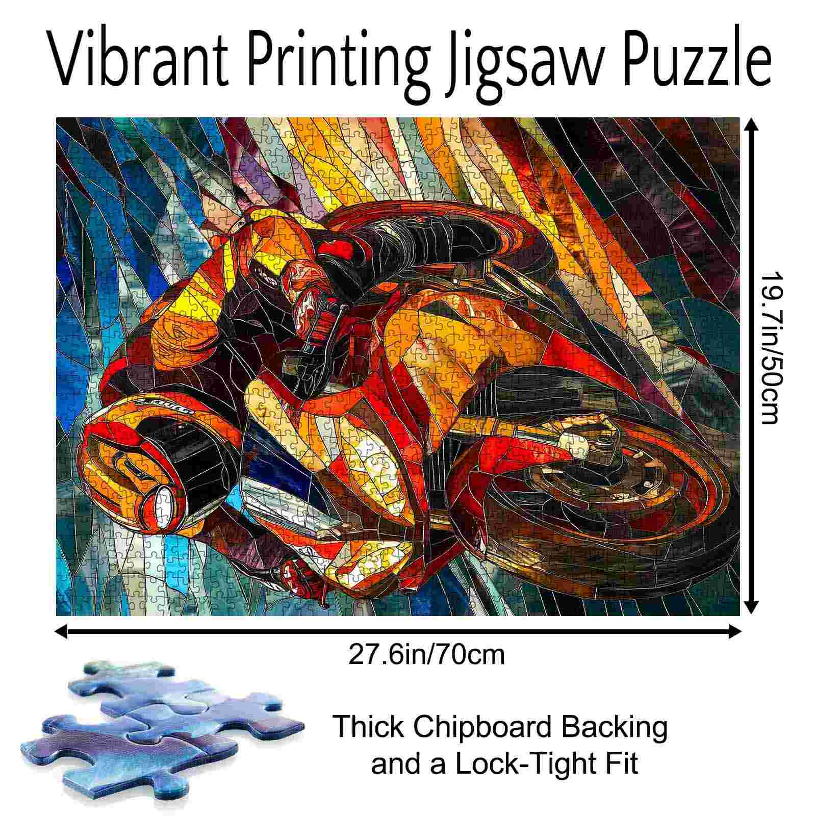 tucocoo-stained-glass-speedster-puzzle-1000teile-bike image 5
