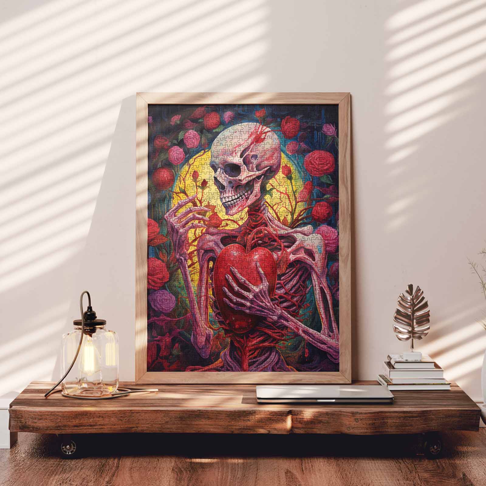 tucocoo-skeleton-heart-embrace-puzzle-1000-teile-gothic image 3