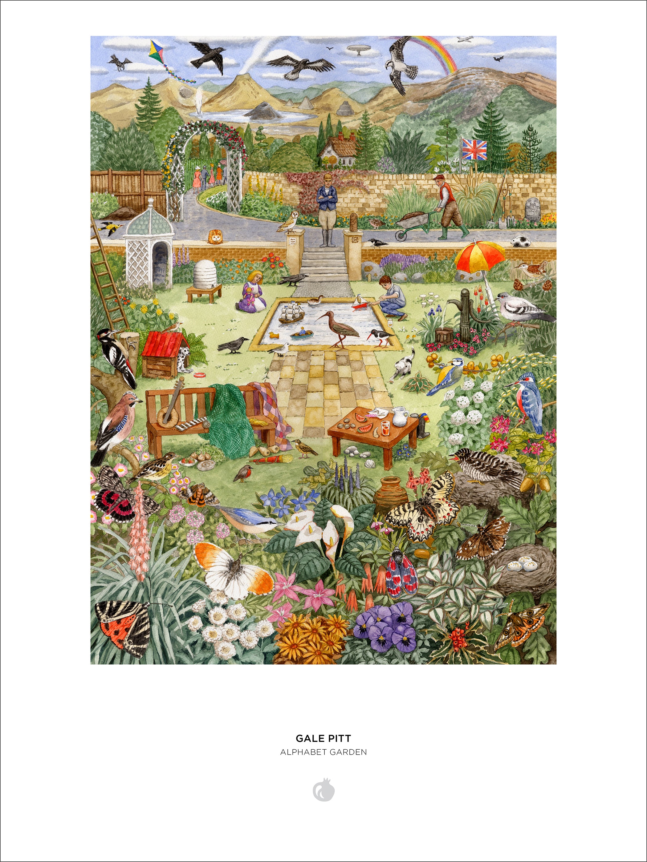 pomegranate-jigsaw-puzzles-alphabet-garden-1000-teile-gale-pitt image 3