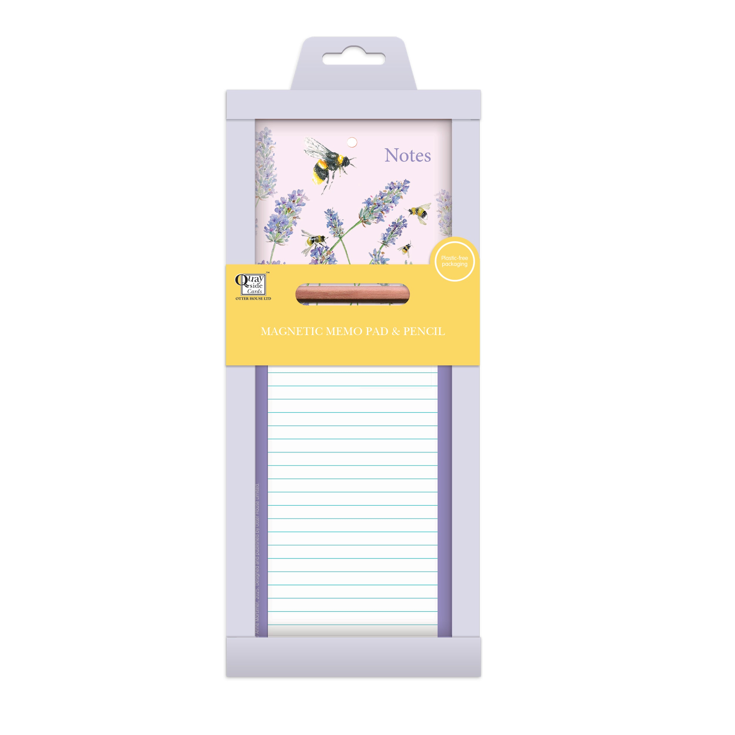 otter-house-beautiful-blooms-memo-block-magnetisch-lavender image 2