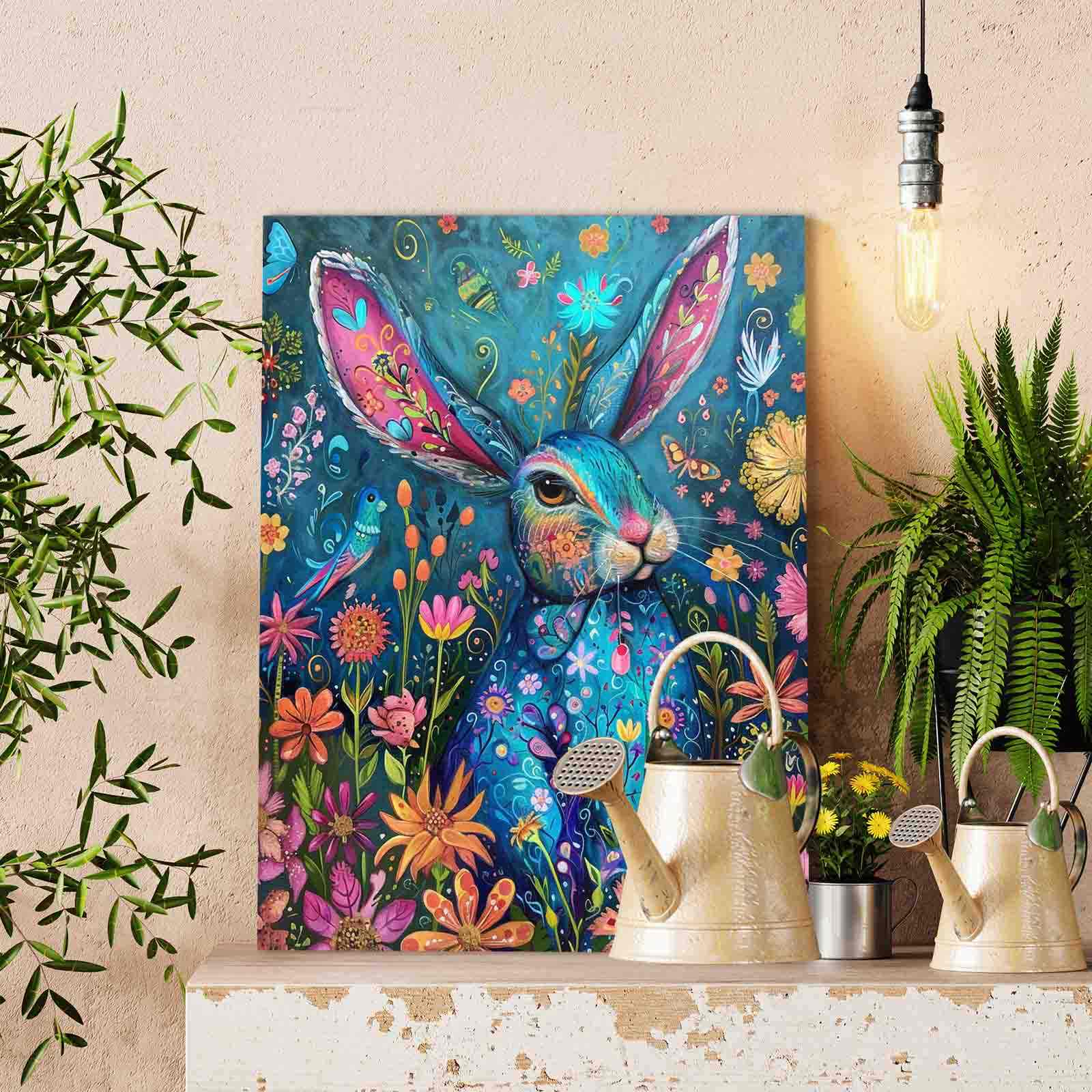 tucocoo-floral-dream-bunny-malen-nach-zahlen-40x50-ohne-rahmen-hase image 2