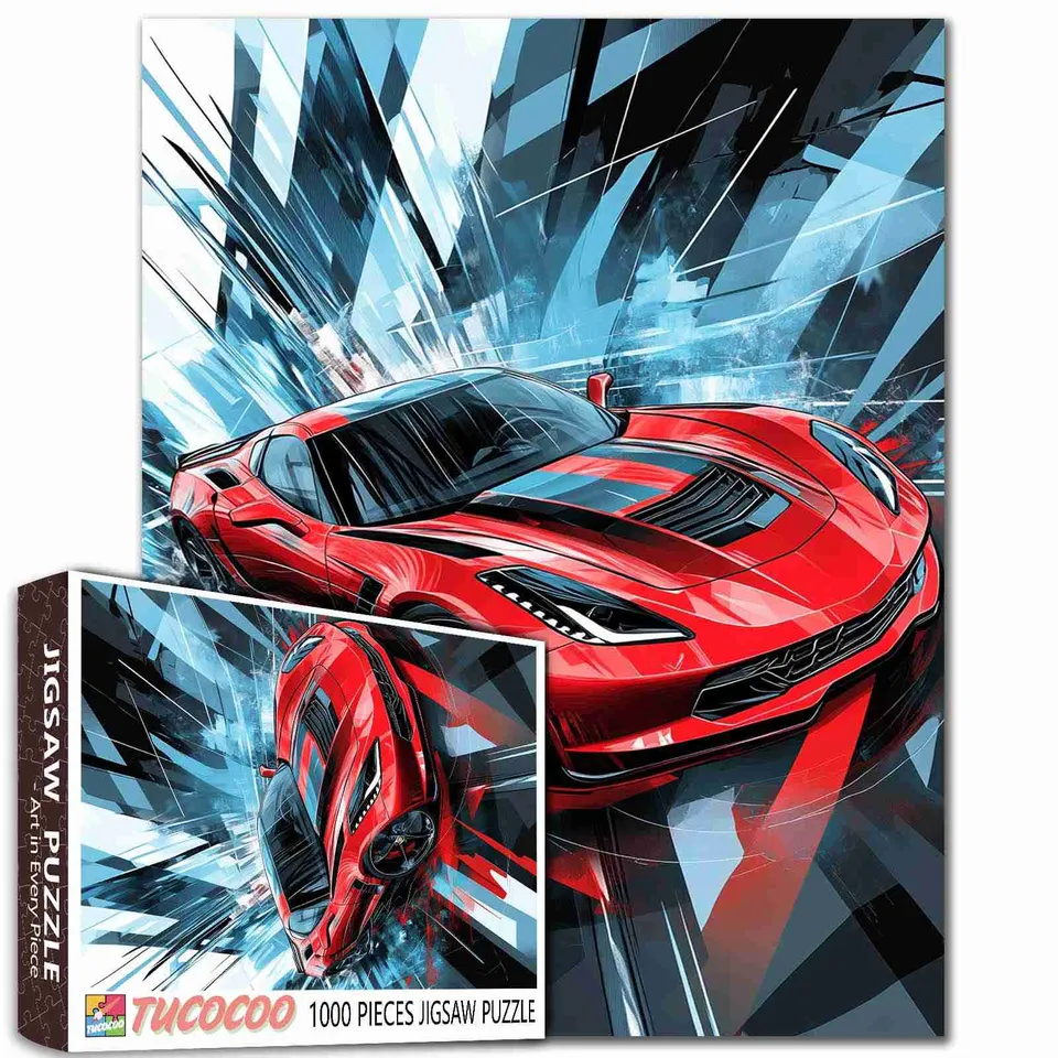 tucocoo-speed-burst-supercar-puzzle-1000-teile-rennauto image 1