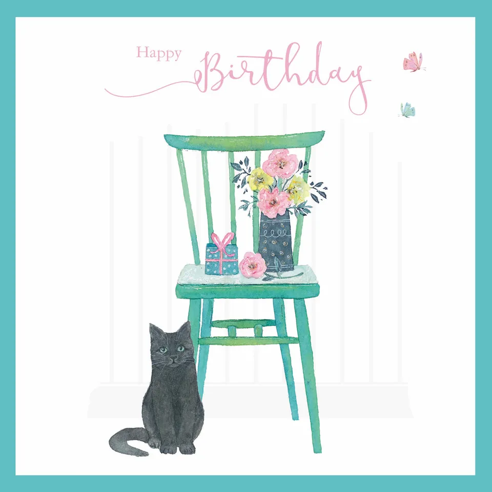 otter-house-say-it-with-flowers-grusskarte-katze-stuhl image 1