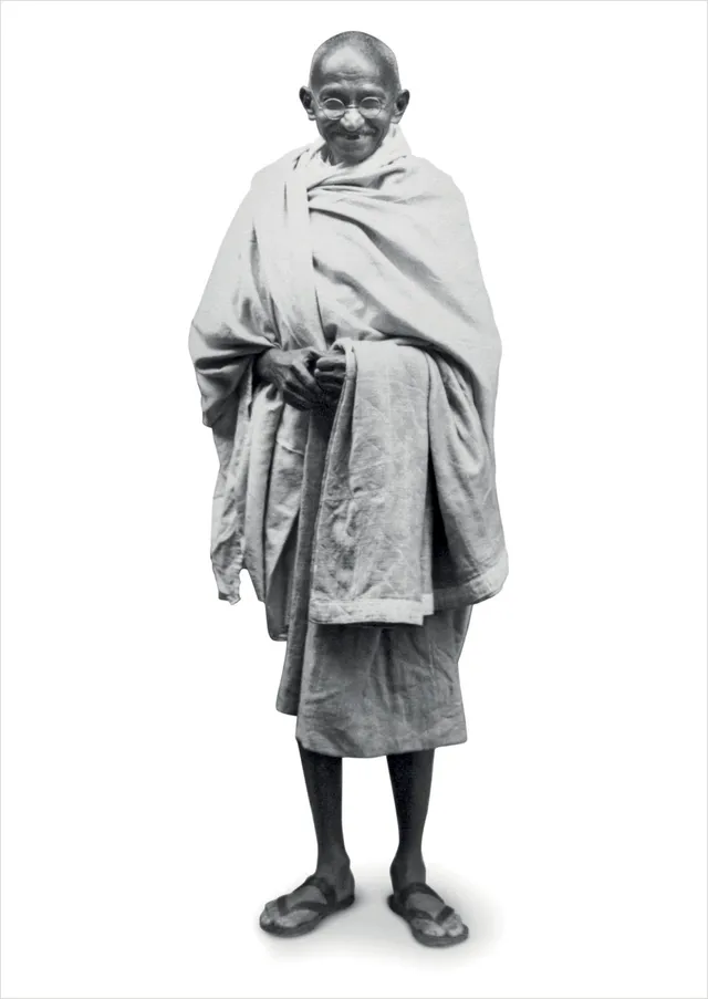 pomegranate-postcards-mahatma-gandhi-postkarte-geschichte image 1