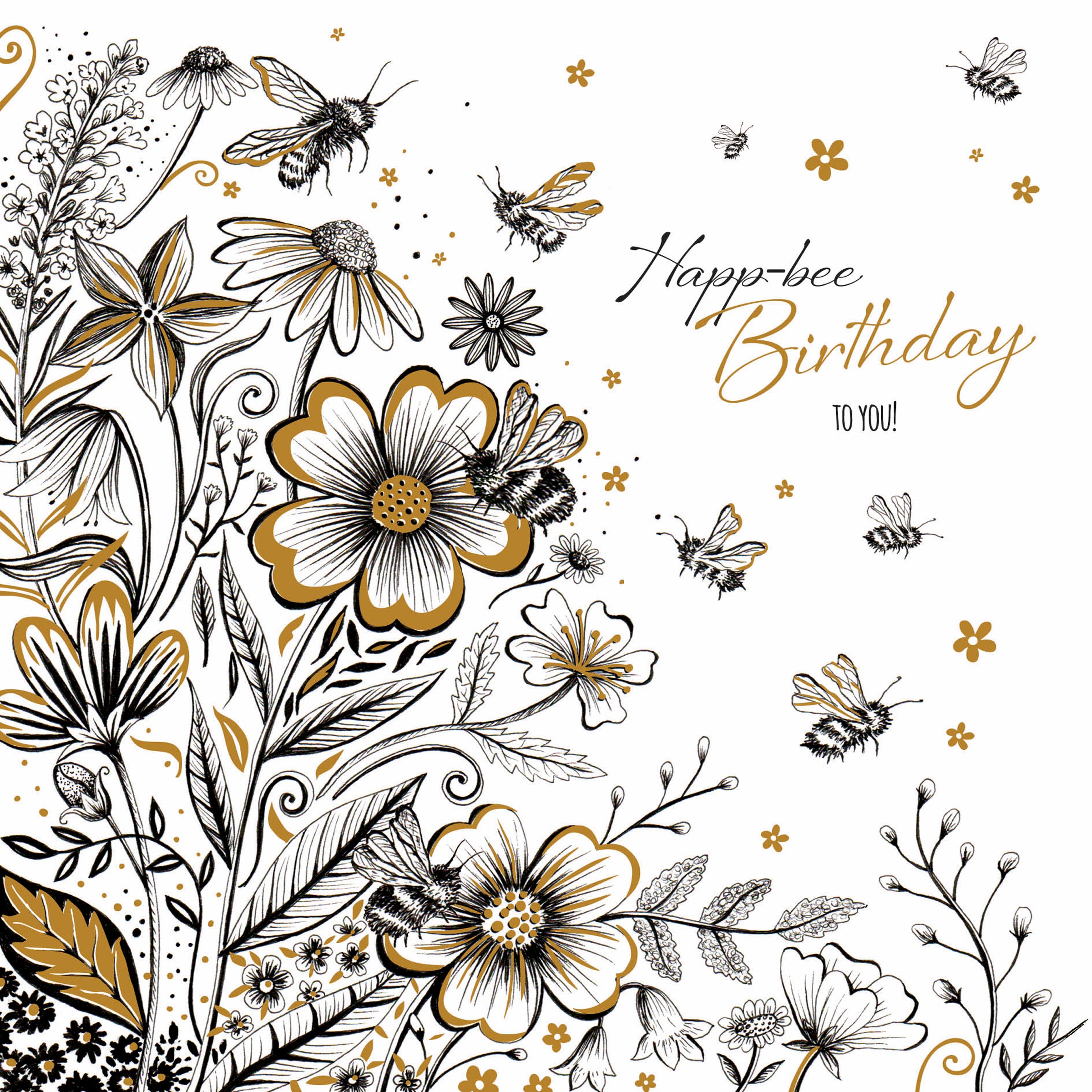 otter-house-happ-bee-birthday-geburtstagskarte-biene image 1