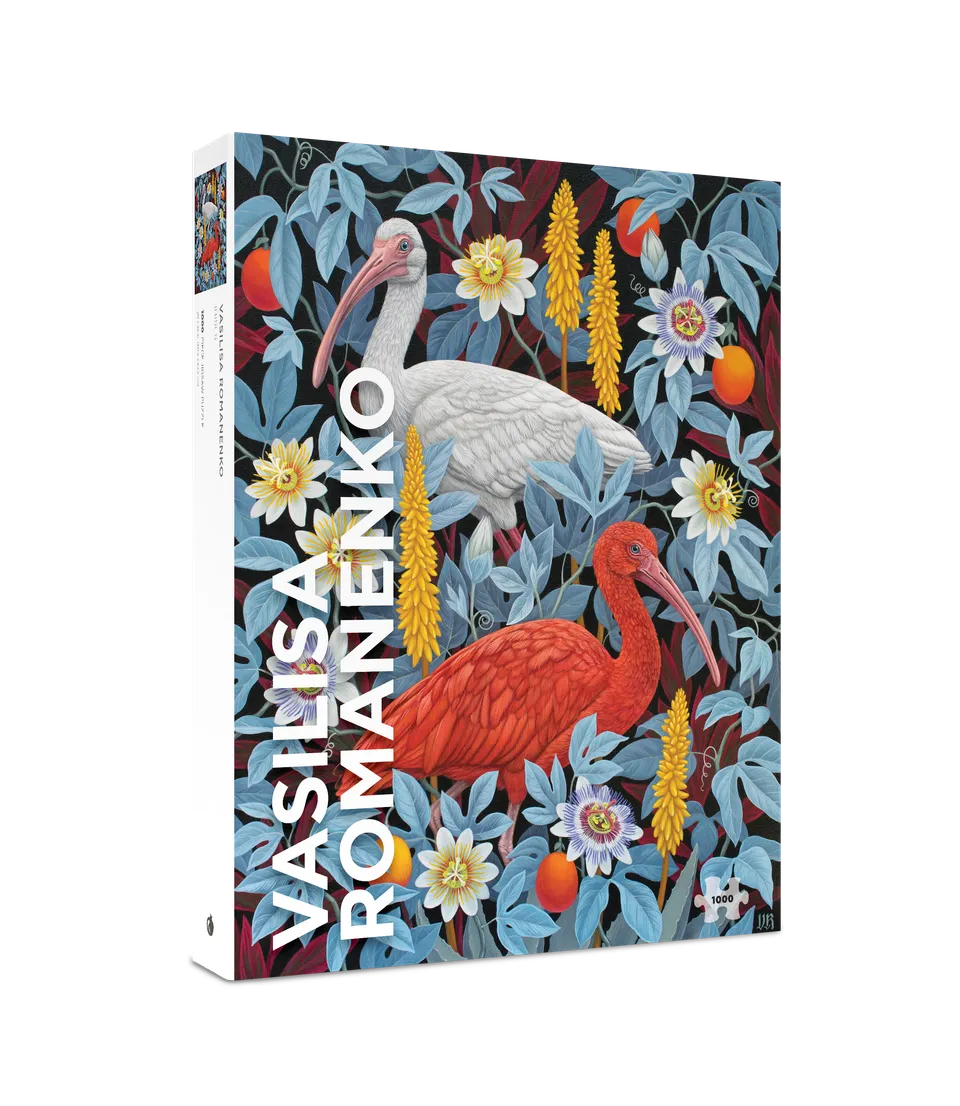pomegranate-romanenko-ibises-puzzle-1000-teile-v-gel image 1