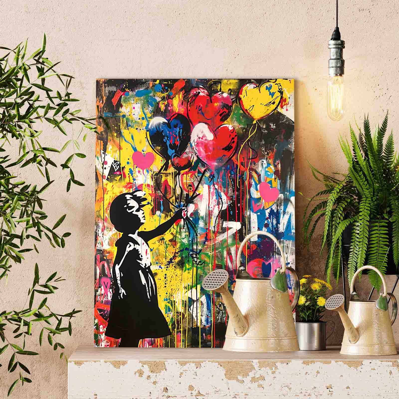 tucocoo-paint-by-numbers-girl-with-heart-balloons-graffiti-40x50-ohne-rahmen image 2