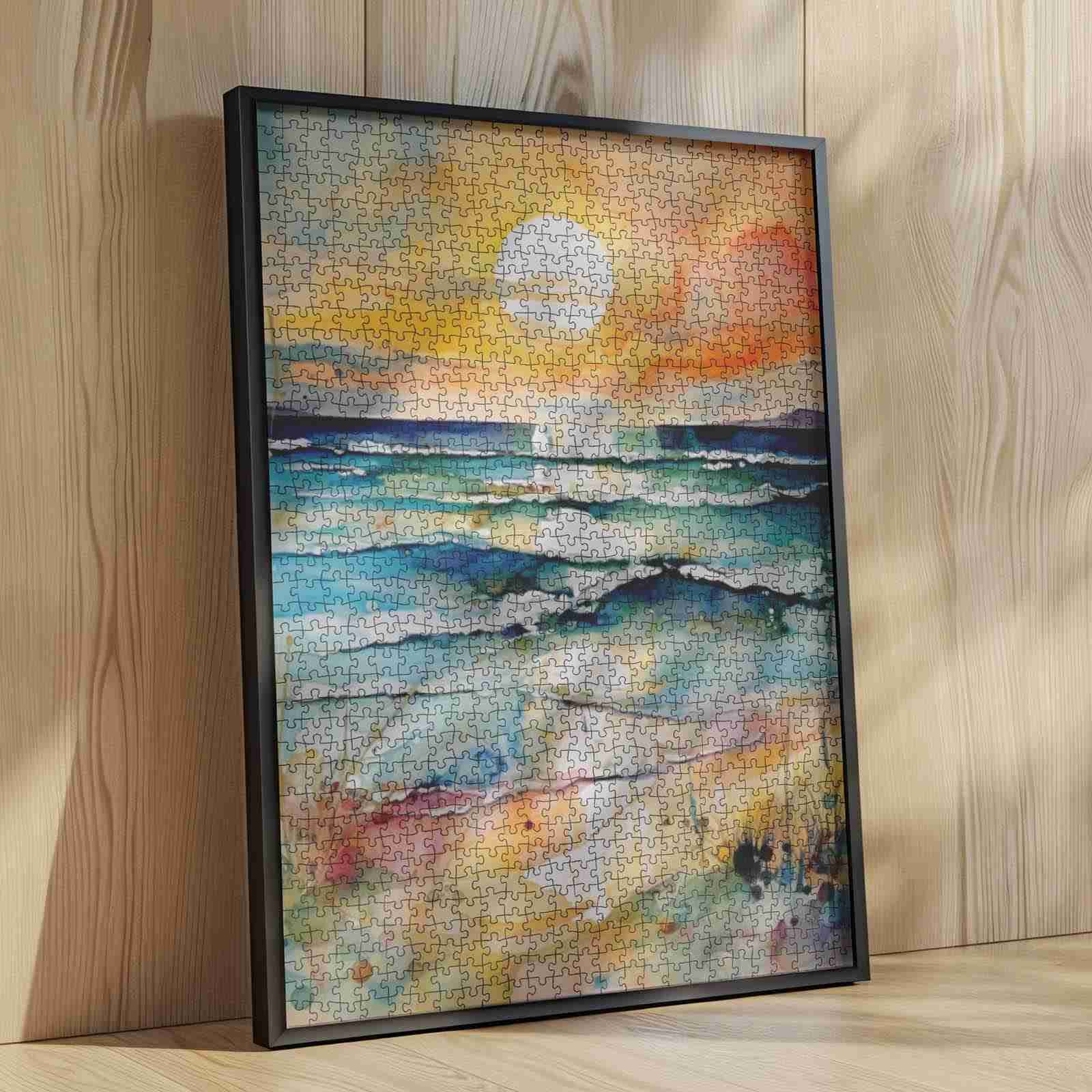 tucocoo-golden-shore-sunset-puzzle-1000-teile-strand image 4