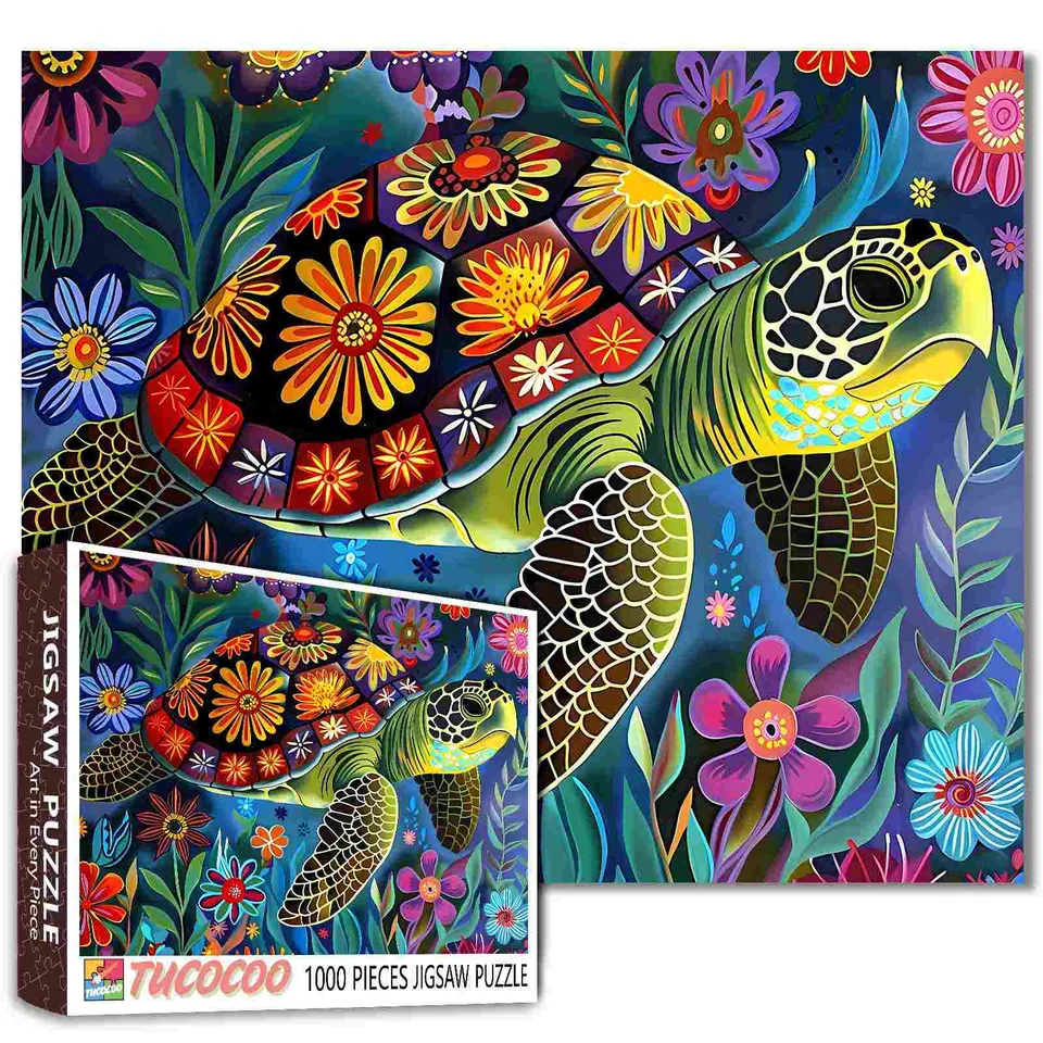 tucocoo-jigsaw-puzzles-sea-turtles-puzzle-1000-teile-meer image 1