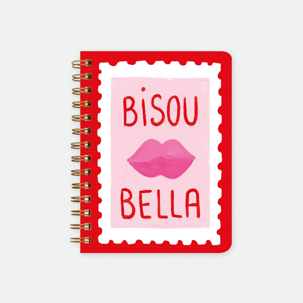 all-the-ways-to-say-bisous-bella-notizbuch-a5-spiral image 1