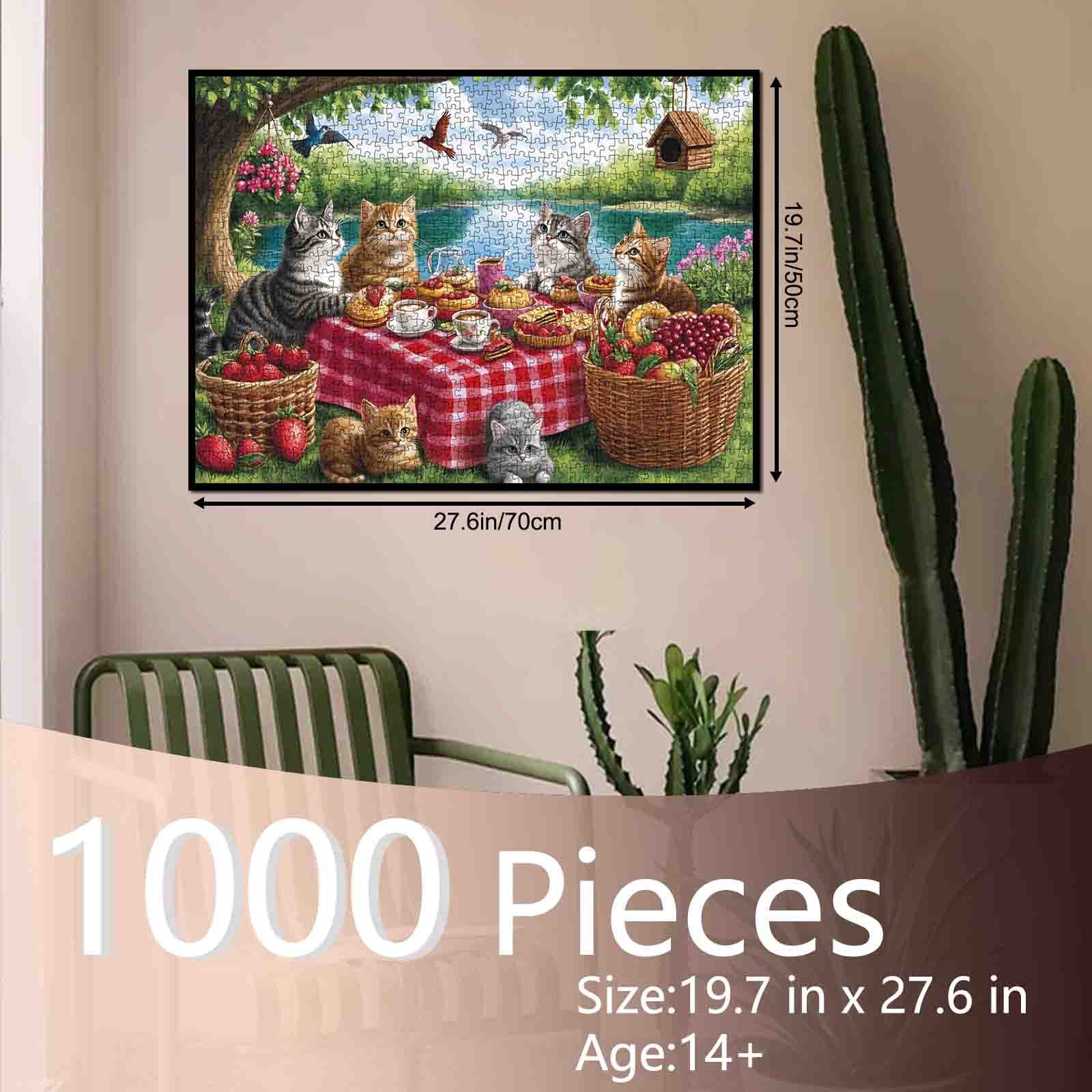 tucocoo-jigsaw-puzzles-cat-picnic-party-puzzle-1000-teile-katzen image 5