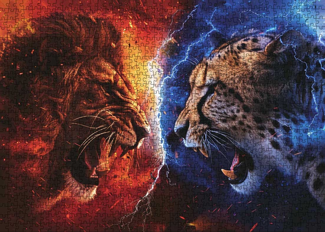 tucocoo-lion-vs-cheetah-puzzle-1000-teile-l-we image 2