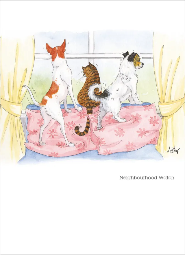 alison-s-animals-neighbourhood-watch-gru-karte-katze-hund image 1