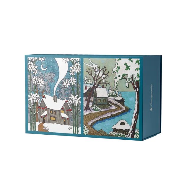 pomegranate-snowy-cabins-120-teile-puzzle-hurley image 1