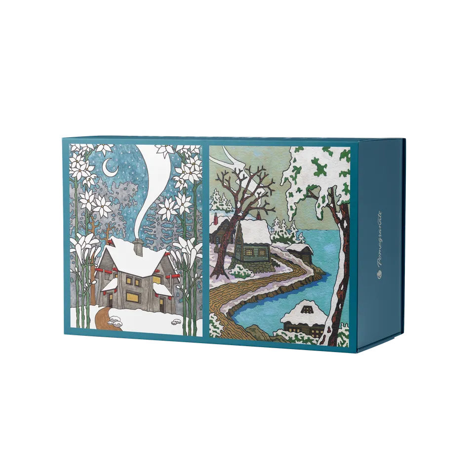 pomegranate-snowy-cabins-120-teile-puzzle-hurley image 1