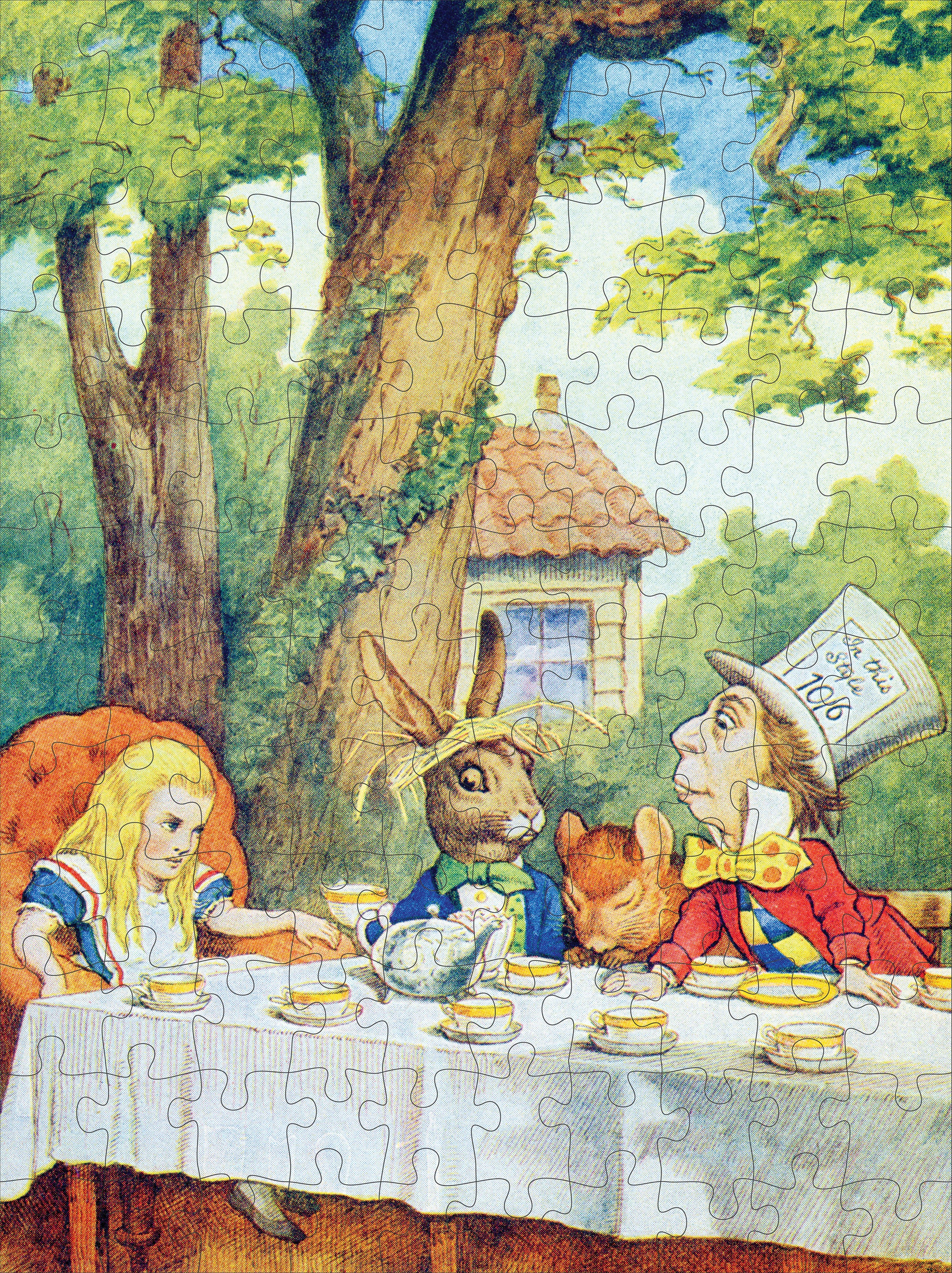pomegranate-alice-in-wonderland-120-teile-puzzle-tenniel image 3