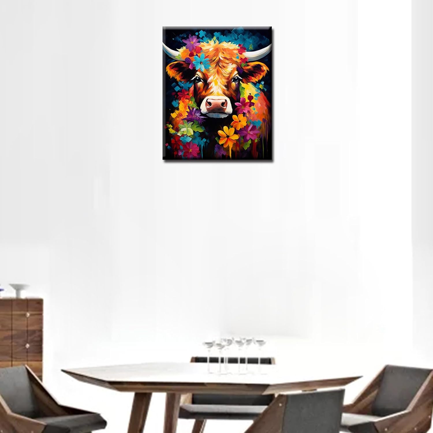tucocoo-alpine-cattle-flowers-malen-nach-zahlen-40x50-o-rahmen image 3