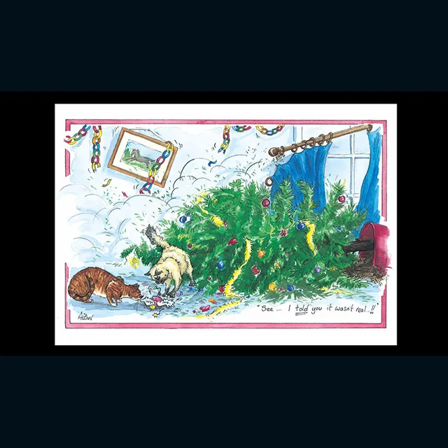 otter-house-alisons-animals-fallen-angel-weihnachtskarte image 1
