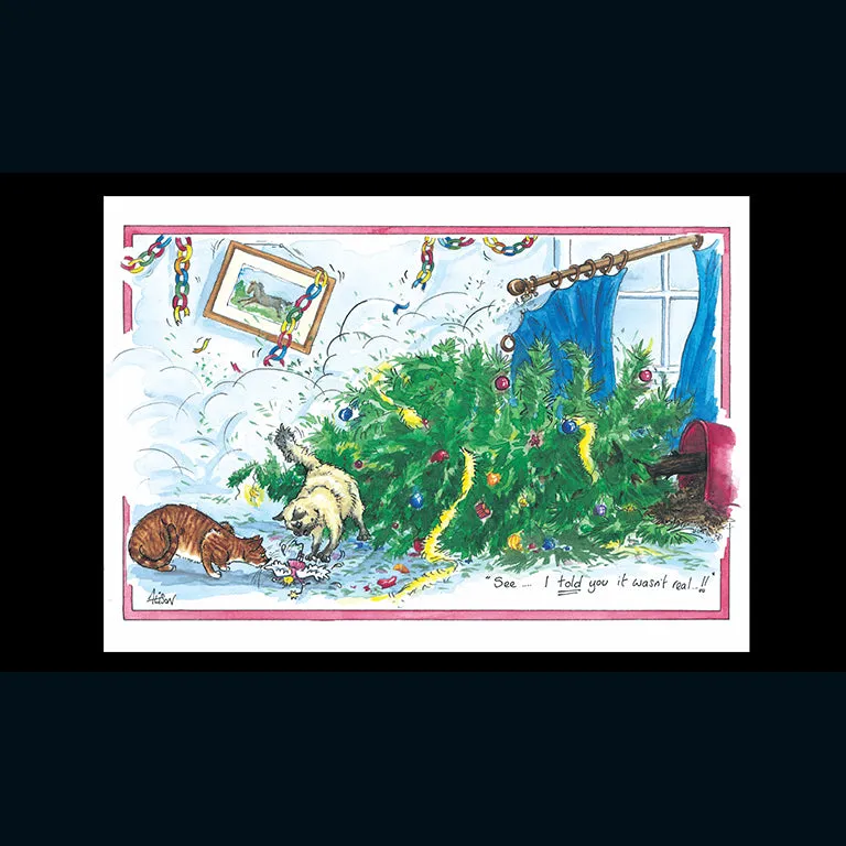 otter-house-alisons-animals-fallen-angel-weihnachtskarte image 1