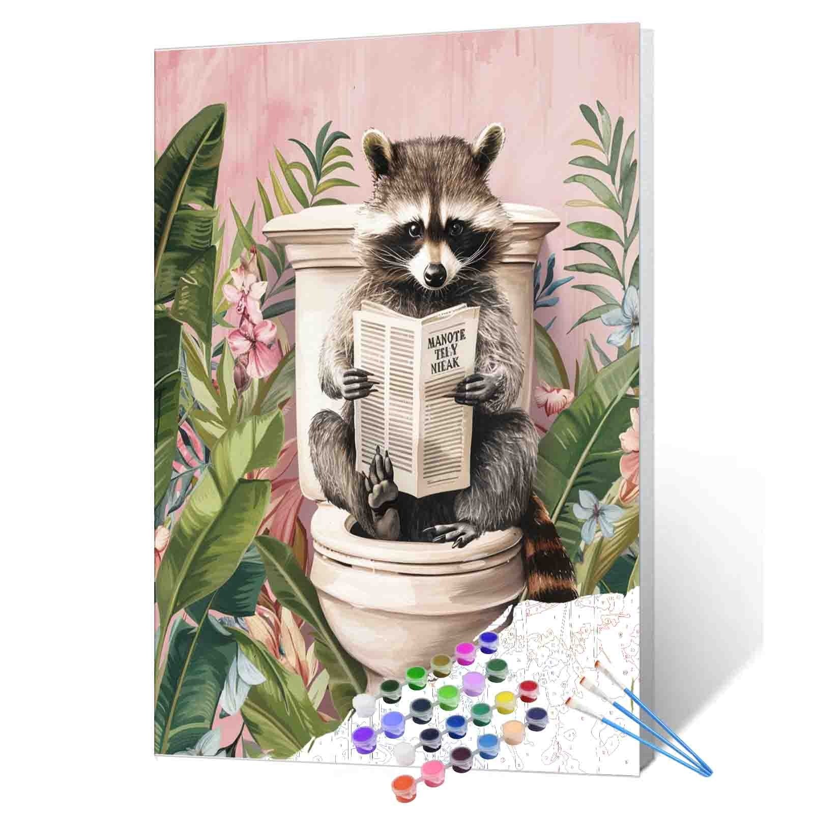 tucocoo-waschb-r-malen-nach-zahlen-40x50cm-bad-lustig image 1