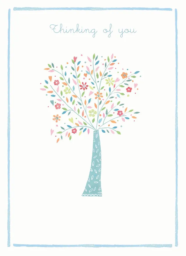 otter-house-greetings-cards-grusskarte-thinking-of-you-baum image 1