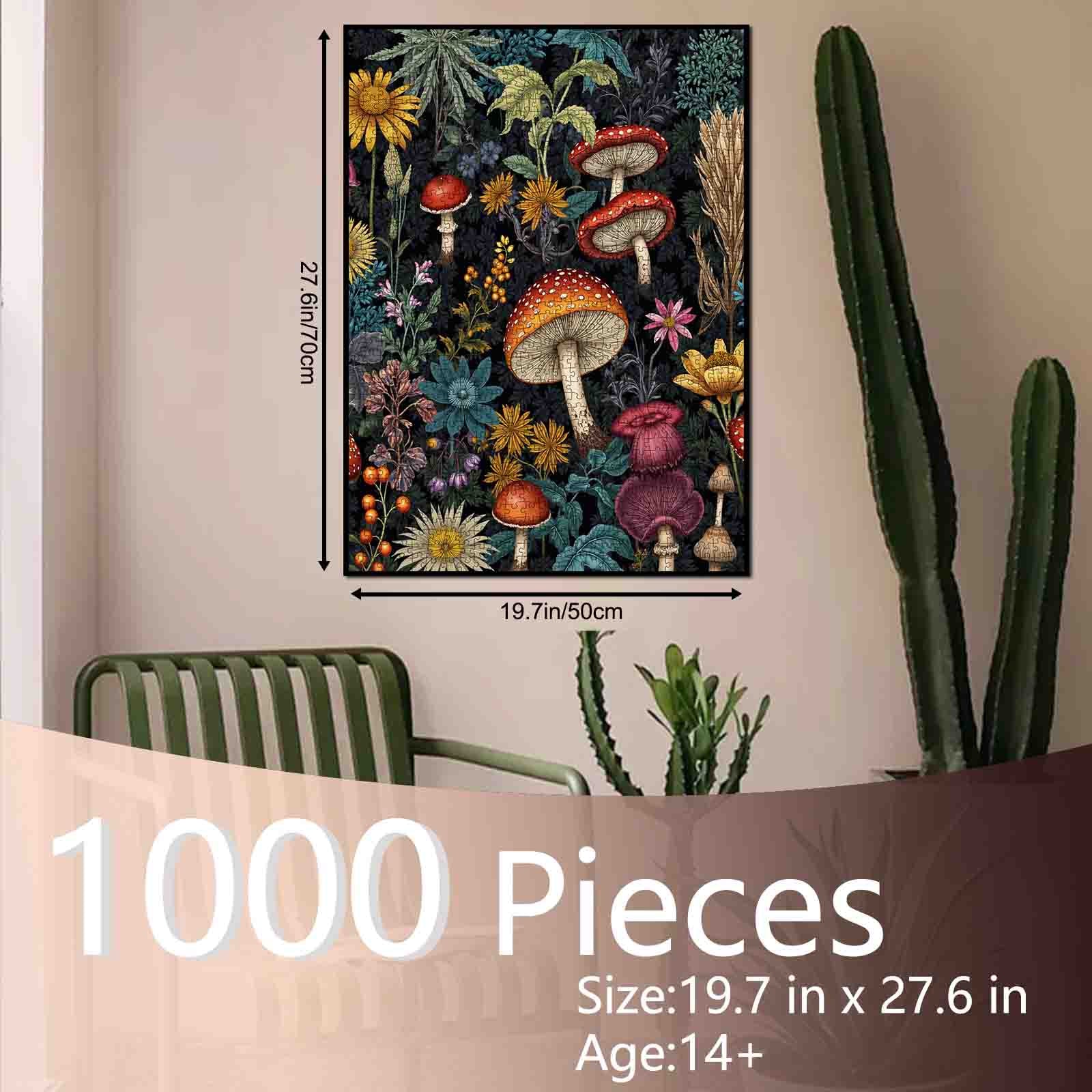 tucocoo-enchanted-forest-mushrooms-puzzle-1000-teile image 5