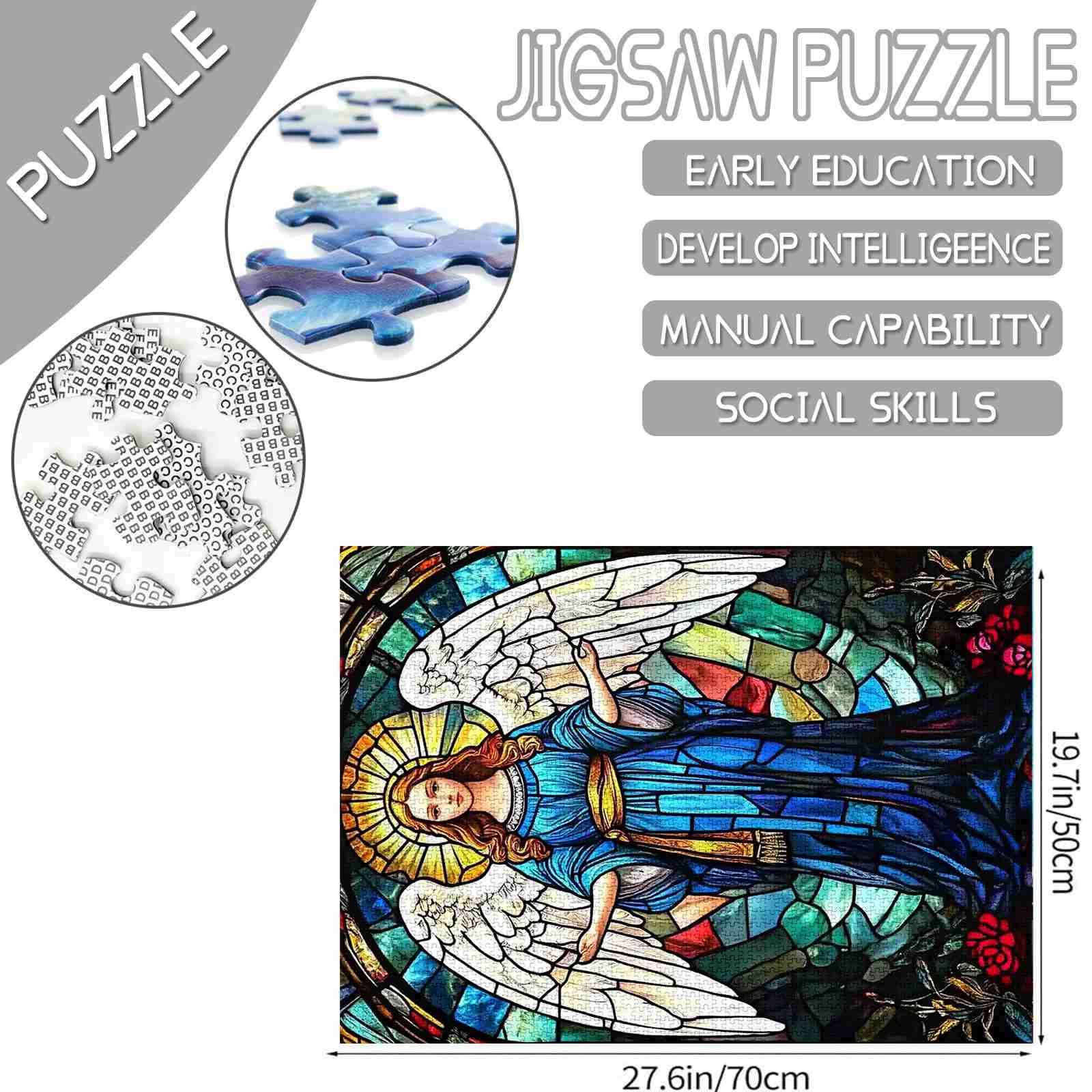 tucocoo-stained-glass-angel-puzzle-1000-teile-engel image 4