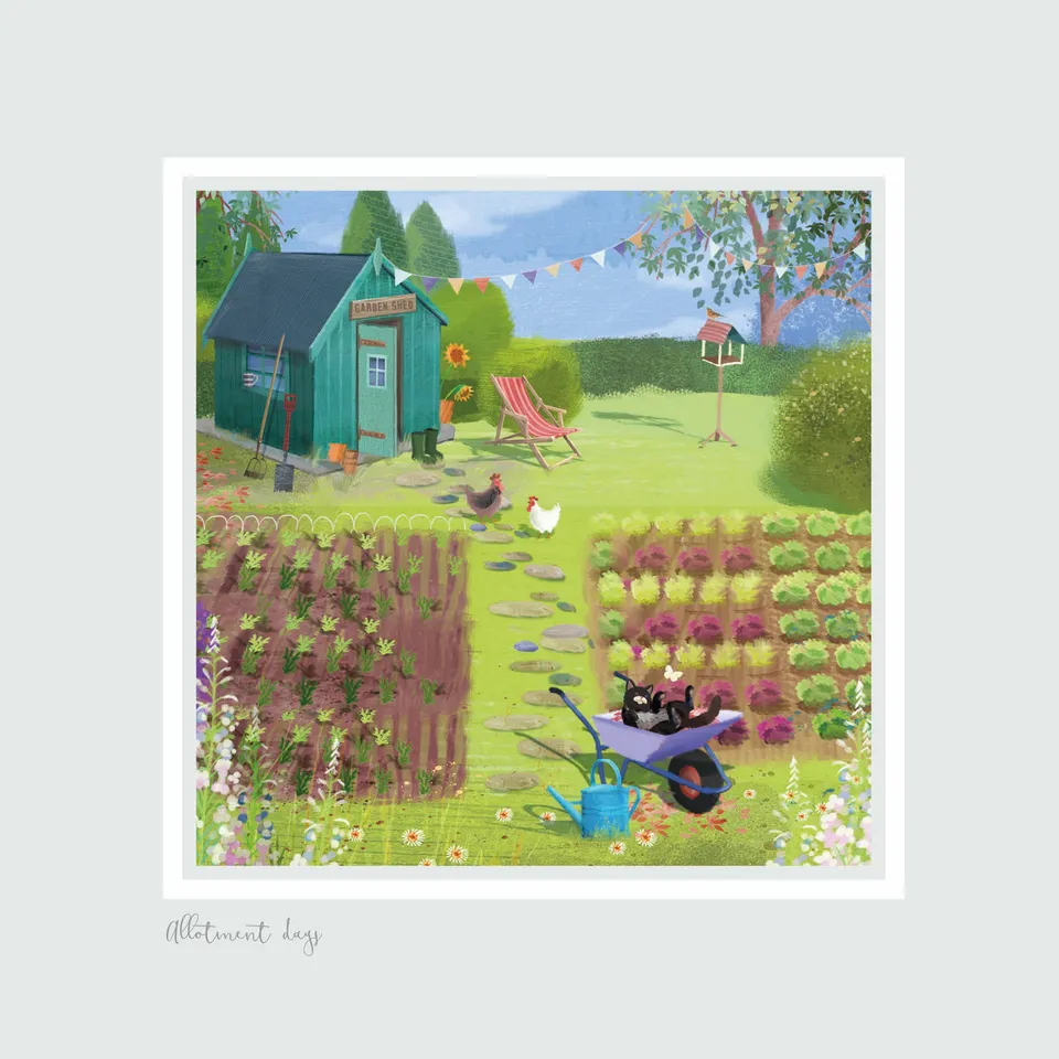 otter-house-heydays-gru-karte-allotment-days-garten image 1
